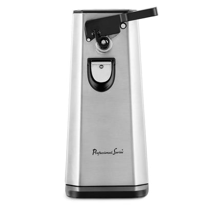 Electric Can Opener Stainless Steel with Bottle Opener - Super Arbor