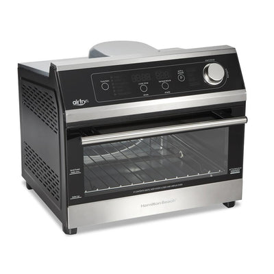 1800 W 6-Slice Black Digital Air Fry Toaster Oven - Super Arbor