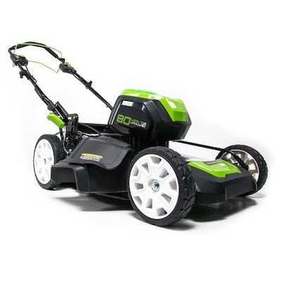 Greenworks 80-volt Max Brushless Lithium Ion Self-propelled 21-in Cordless Electric Lawn Mower