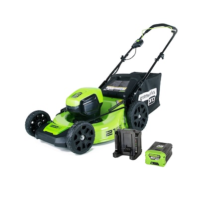 Greenworks Pro 60-volt Brushless Lithium Ion Push 21-in Cordless Electric Lawn Mower