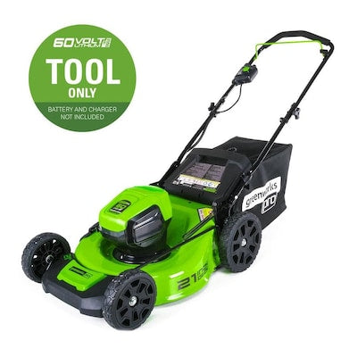 Greenworks Pro 60-Volt Brushless Lithium Ion Push 21-in Cordless Electric Lawn Mower