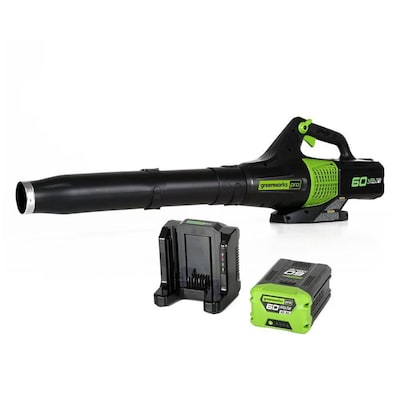 Greenworks Pro 60-Volt Max Lithium Ion Brushless Cordless Electric Leaf Blower (1-Battery Included)