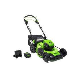 Greenworks Pro 60-volt Brushless Lithium Ion Self-propelled 21-in Cordless Electric Lawn Mower - Super Arbor