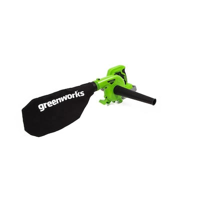 Greenworks 24-Volt Lithium Ion (Li-Ion) Cordless Electric Leaf Blower (Battery Not Included)
