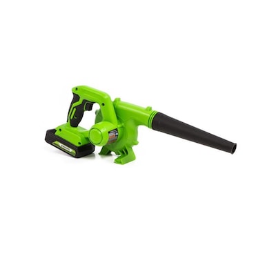 Greenworks 24-Volt Lithium Ion (Li-Ion) Cordless Electric Leaf Blower (1 - Battery and Charger Included)