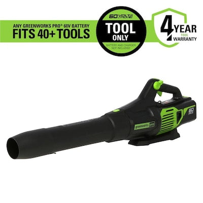 Greenworks Pro 60-Volt Max Lithium Ion Brushless Cordless Electric Leaf Blower