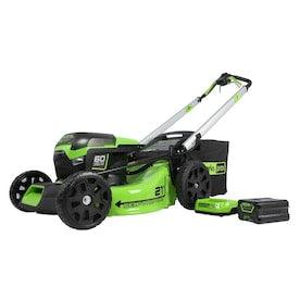 Greenworks Pro 60-volt Max Brushless Lithium Ion Self-propelled 21-in Cordless Electric Lawn Mower - Super Arbor