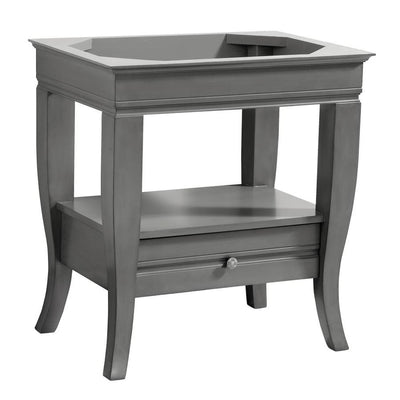 Avanity Milano 30-in Light Charcoal Bathroom Vanity Cabinet