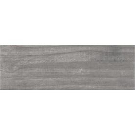 CERAMICAS TESANY Acadia Grey Gray 8-in x 24-in Ceramic Wood Look Floor Tile (Common: 8-in x 24-in; Actual: 8-in x 24.06-in) - Super Arbor