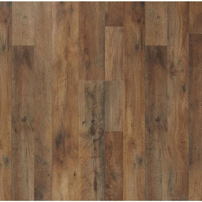 American Heritage Florian Oak 8.03-in W x 3.96-ft L Embossed Wood Plank Laminate Flooring