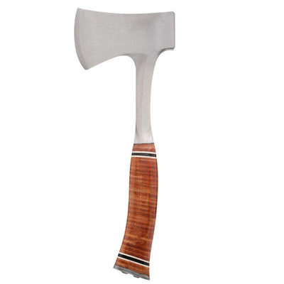 14 in. Sportsman's Axe with Leather Grip Handle - Super Arbor