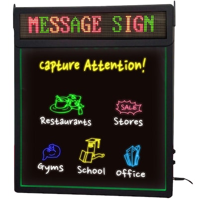 Royal Sovereign 19-in Multi-Function LED Message Board Lighted Sign