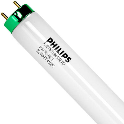 Philips 32-Watt 4 ft. Linear T8 Tube Fluorescent Light Bulb Cool White (4100K) (30-Pack) - Super Arbor