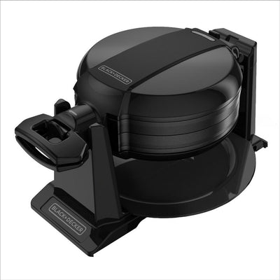 2-Waffle Black Flip Belgian Waffle Maker - Super Arbor