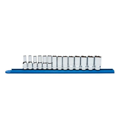 3/8 in. 6 Point Mid-Length Socket Set (14-Piece) - Super Arbor