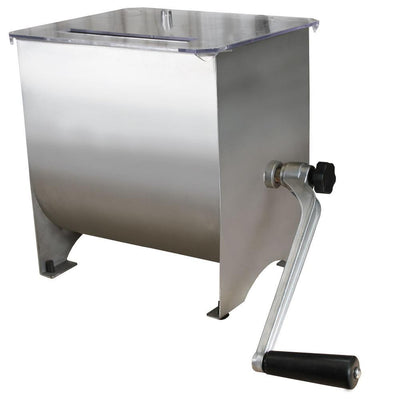 Stainless Steel Manual Meat Mixer - 20 lb Capacity - Super Arbor