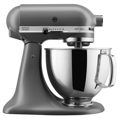 Artisan Series 5 Qt. 10-Speed Tilt-Head Stand Mixer -Matte Gray - Super Arbor