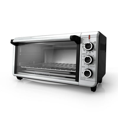 8-Slice Extra-Wide Convection Toaster Oven, Stainless Steel - Super Arbor