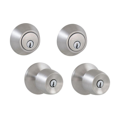 Brandywine Stainless Steel Single Cylinder Keyed Entry Project Pack - Super Arbor
