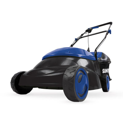 Sun Joe 14 in. 12 Amp Electric Walk Behind Push Lawn Mower, Blue