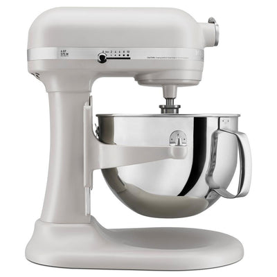 Professional 600 Series 6 Qt. 10-Speed Stand Mixer with Mixer Attachments -Milkshake White - Super Arbor