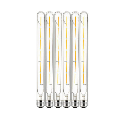 Sunlite 5-Watt 2200K Warm White Linear T8 Medium E26 Base LED Tube Filament Light Bulb (6-Pack) - Super Arbor