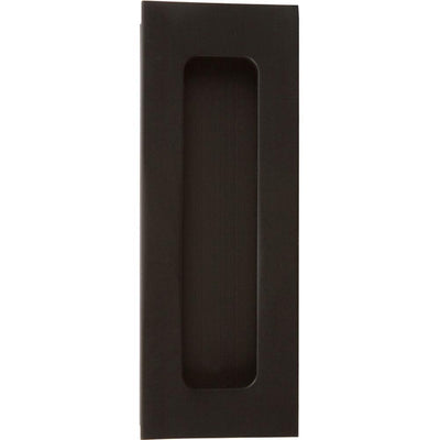 Black Barn Door Hardware Flush Finger Pull - Super Arbor