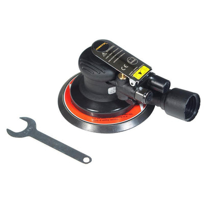 Pro 6 in. Random Orbital Sander Pneumatic Vacuum Palm Sander, 6 in. x 3/16 in. Dia Tool - Super Arbor