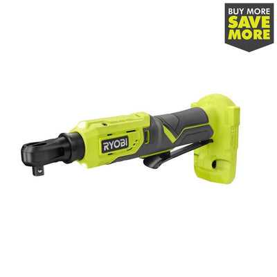 18-Volt ONE+ Cordless 3/8 in. 4-Position Ratchet (Tool Only) - Super Arbor