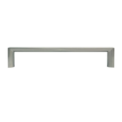 Designer Series 5.25x0.5x0.9375 in. Pull Square in Brushed Nickel - Super Arbor