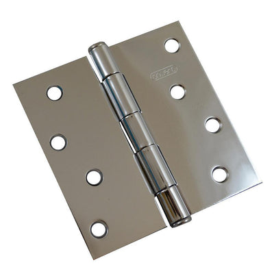 Full Mortise Inset Polished Chrome Hinge (1-Pair) - Super Arbor