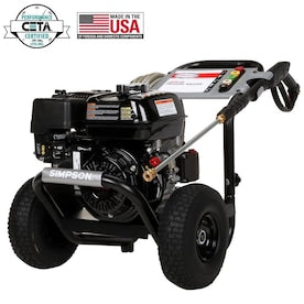SIMPSON PowerShot 3300 PSI 2.5-Gallon-GPM Cold Water Gas Pressure Washer with Honda Engine CARB - Super Arbor