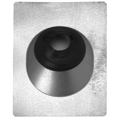 1-1/4 in. - 3 in. Adjustable Pipe Flashing with Galvanized Steel Base and Rubber Collar