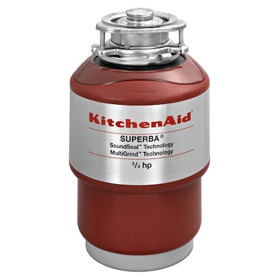 KitchenAid 3/4-HP Continuous Feed Noise Insulation Garbage Disposal