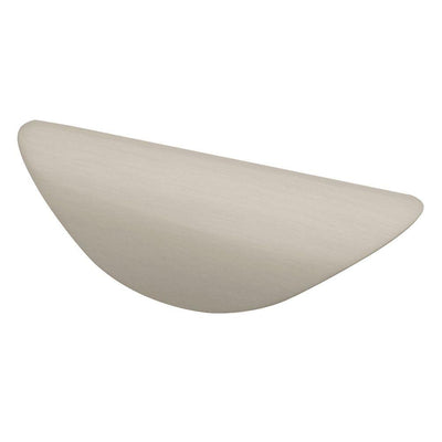 Retro 1-1/4 in. (32mm) Center-to-Center Satin Nickel Curl Cup Drawer Pull - Super Arbor