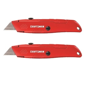 CRAFTSMAN 3/4-in 6-Blade Retractable Utility Knife with On Tool Blade Storage - Super Arbor