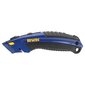 IRWIN 3/4-in 3-Blade Retractable Utility Knife with On Tool Blade Storage - Super Arbor