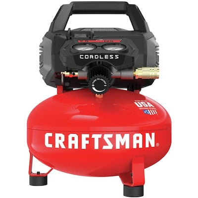 CRAFTSMAN V20 2.5-Gallon Single Stage Portable Cordless Electric Pancake Air Compressor