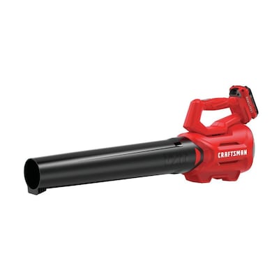 CRAFTSMAN 20-Volt Max Lithium Ion Cordless Electric Leaf Blower (1-Battery Included)