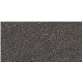 Style Selections Galvano Charcoal 12-in x 24-in Porcelain Granite Tile (Common: 12-in x 24-in; Actual: 11.85-in x 23.85-in) - Super Arbor