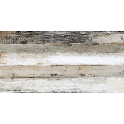 American Villa Vineyard 8-Pack Vineyard 12-in x 24-in Glazed Porcelain Wood Look Floor Tile