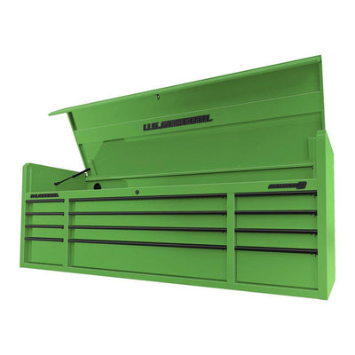 U.S. GENERAL 72 in. x 22 in. Triple Bank Top Chest, Series 3, Green - Super Arbor