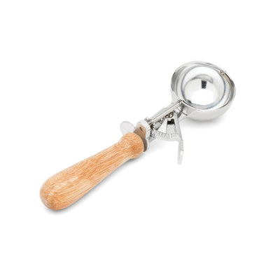 Vintage Trigger Ice Cream Scoop with Wood Handle - Super Arbor