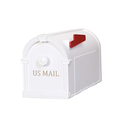Postal Pro Hampton Large Plastic Post Mount Mailbox
