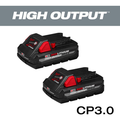 M18 18-Volt Lithium-Ion HIGH OUTPUT CP 3.0Ah Battery Pack (2-Pack)