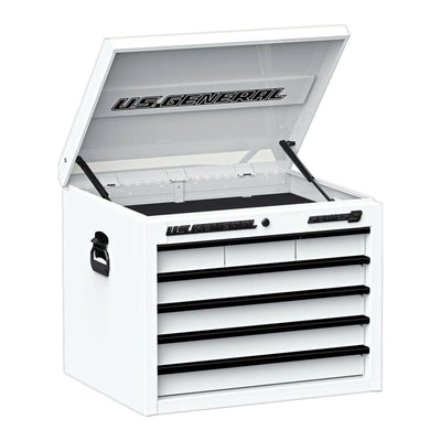 U.S. GENERAL 27 in. x 22 in. Top Chest, Series 3, White - Super Arbor