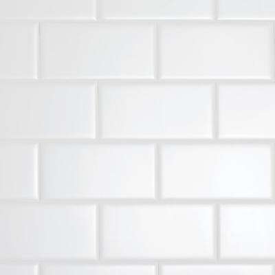 Best Seller
        Daltile 
    Restore Bright White 3 in. x 6 in. Ceramic Modular Wall Tile (12.5 sq. ft. / Case) - Super Arbor