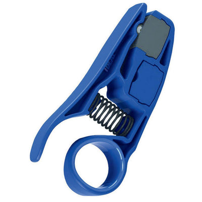 PrepPro Stripper Coax/UTP Cable Stripper, Blue/Gray - Super Arbor