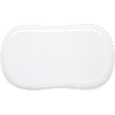 Stadia 13 in. x 7 in. White Melamine Platter (12-Pack) - Super Arbor