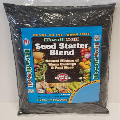 Readi Soil 8 Qt. 100% Organic Worm Castings Seed Starter - Super Arbor